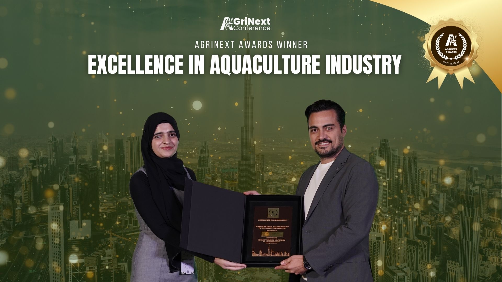 Prix d'Excellence en Aquaculture – AgriNext Dubaï